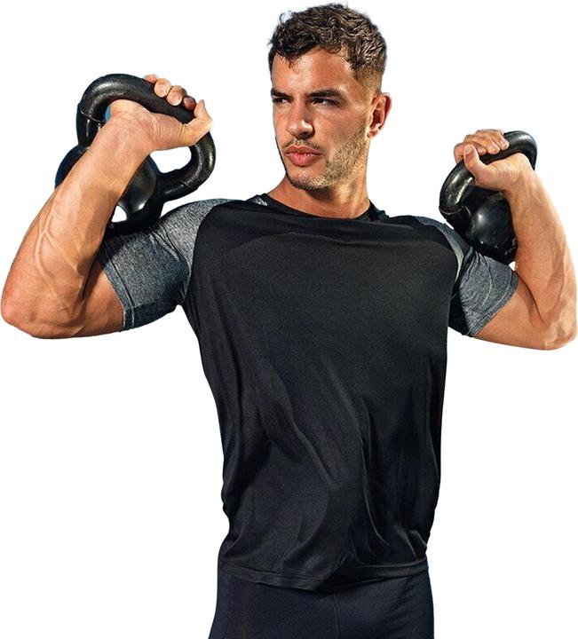 Actual product image Tri Dri Contrast Sleeve Performance Tshirt (M)