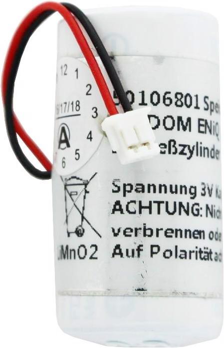 Actual product image AccuCell Batterie für die DOM Panasonic CR-2/3AZ Batterie mit Kabel und Stecker (1 pcs., CR2, 1800 mAh)