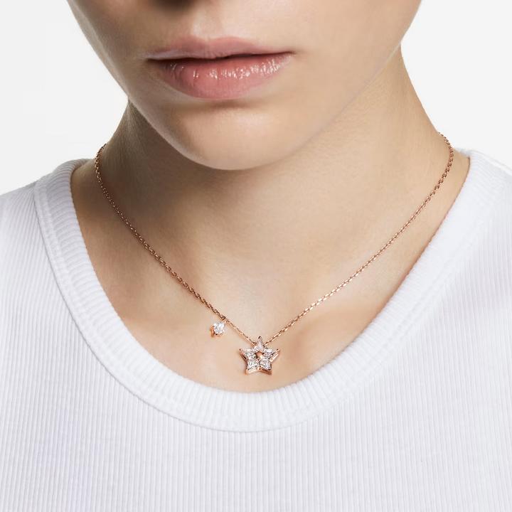 Actual product image Swarovski Stella Star Necklace Rosé (Swarovski Metal, 38 - 43 cm)