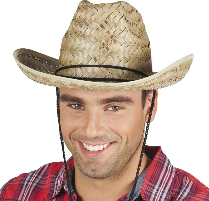 Actual product image Festartikel Müller Cowboy Hat From Natural Straw