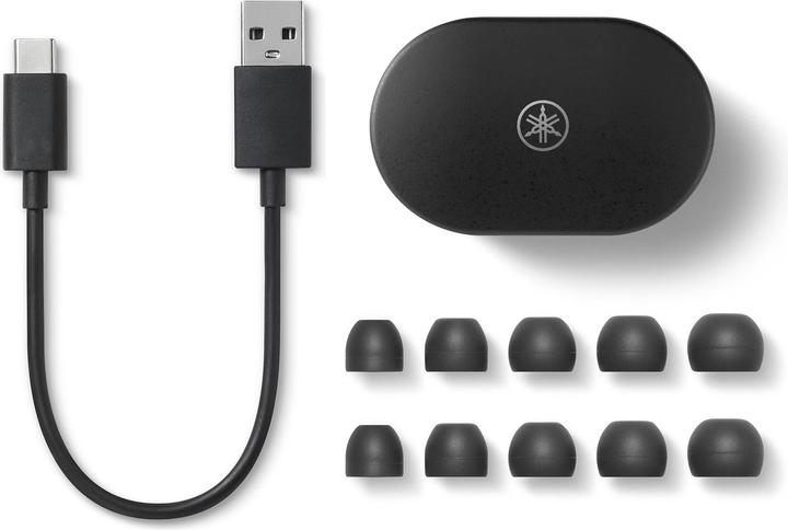 Actual product image Yamaha TW-E7B (ANC, 22 h, Wireless)