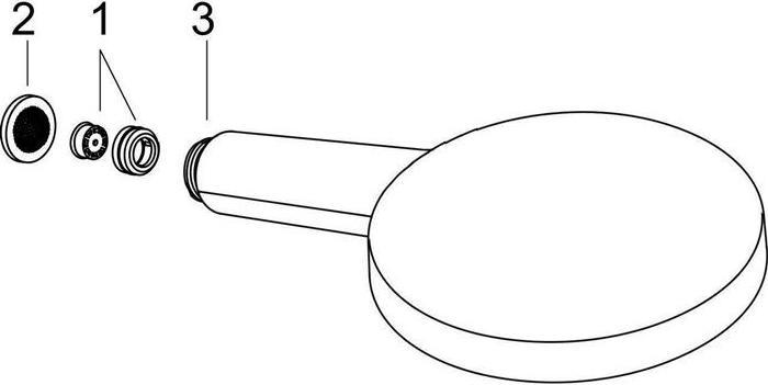 Produktbild hansgrohe Raindance Select S 120 EcoSmart 9 l/min (3 Strahlarten, 8.50 l/min)