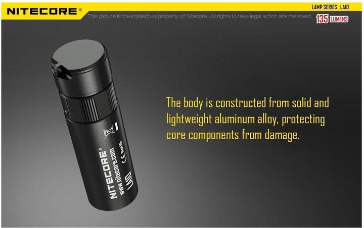 Image du produit Nitecore La10 Cri (7.85 cm, 75 lm)