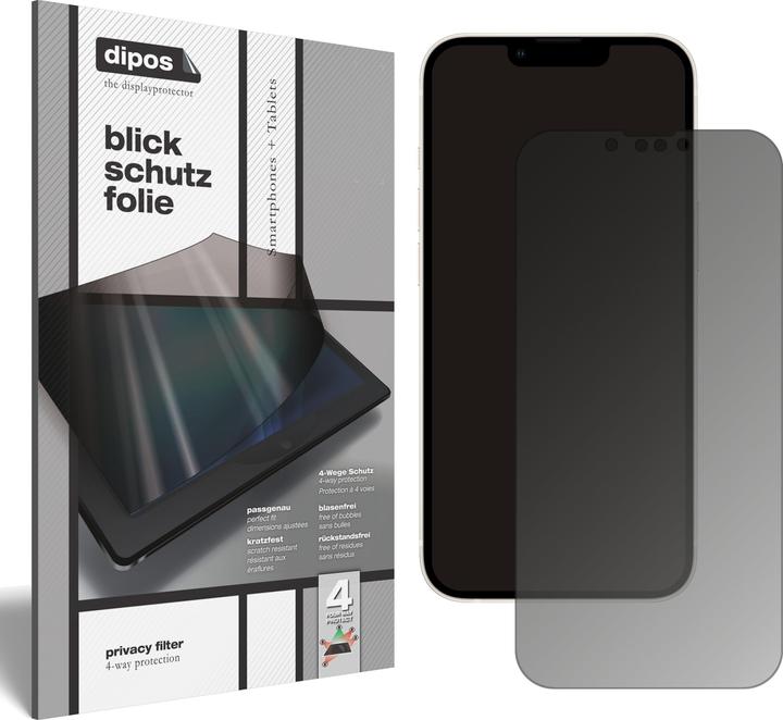 Immagine prodotto Dipos Pellicola Protettiva 4-Way Privacy (1 Pezzo/i, Apple iPhone 13 Pro Max)