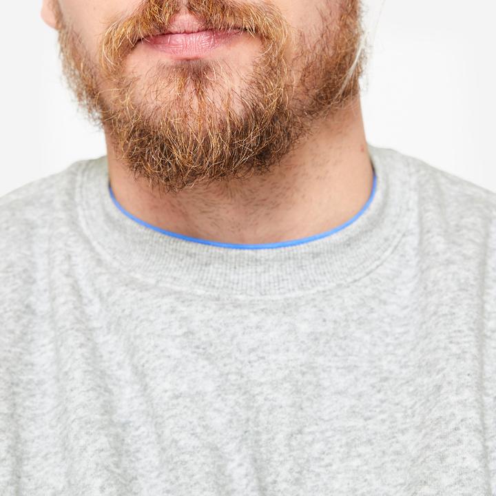 Actual product image Domyos Men's warm cotton sweatshirt - grey (3XL)