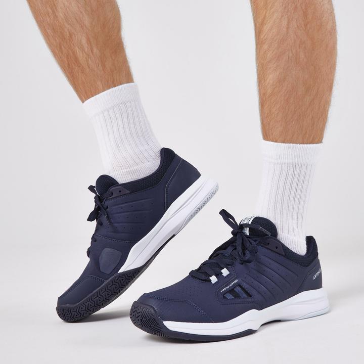 Image du produit Artengo Chaussures de Tennis Multicourt Hommes - TS500 Bleu/Blanc (43)