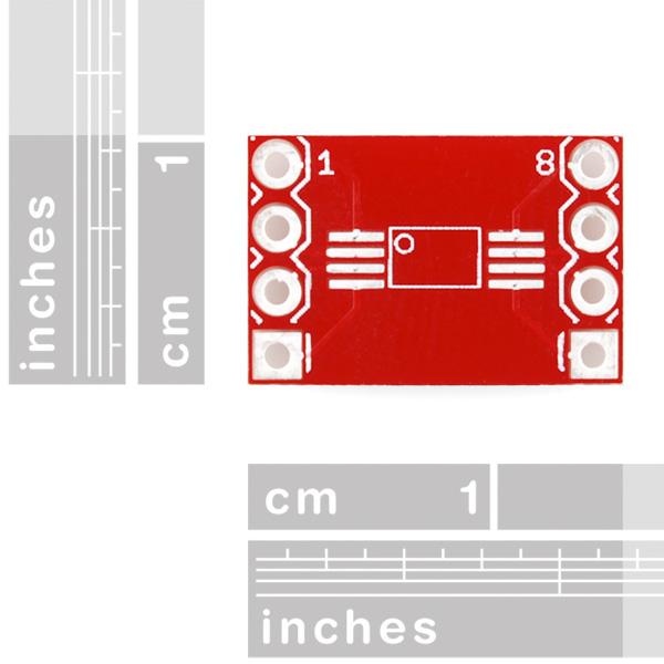 Image du produit SparkFun Adaptateur SSOP vers DIP 8 broches