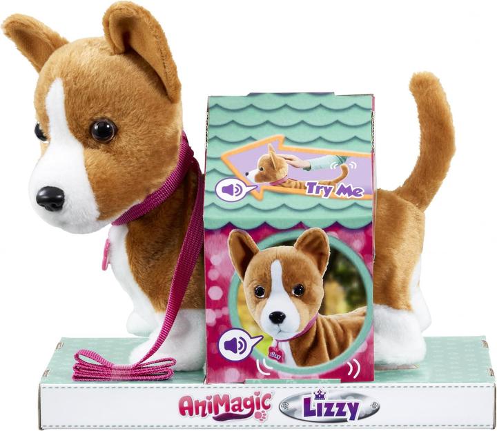 Actual product image Goliath Toys Animagic Lizzy Corgi Dog (21 cm)