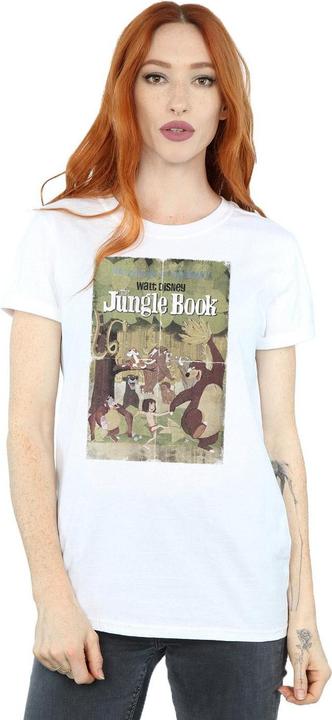 Immagine prodotto Disney Femme/Les femmes - T-shirt boyfriend en coton avec affiche rétro (S)