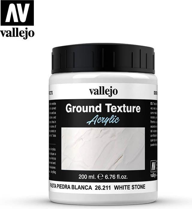 Actual product image AirbrushKing White stone paste 200ml - Vallejo