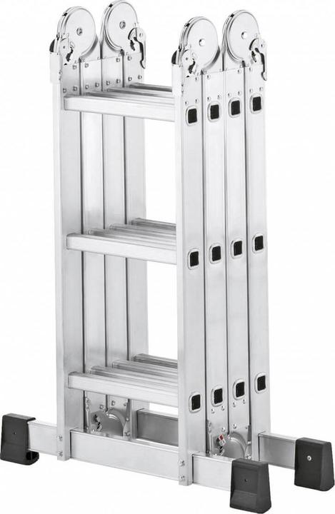 Produktbild Hailo M60, Aluminium-Universalleiter, 4x3 Sprossen (Mehrzweckleiter, 332 cm)