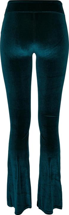 Actual product image Urban Classics Ladies High Waist Velvet Boot Cut Leggings (M)