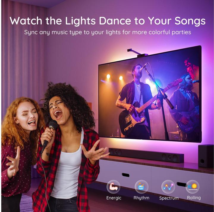 Produktbild Govee DreamView T1 TV- Light Strips, 75"-85" (RGBIC, 499 cm, Indoor)