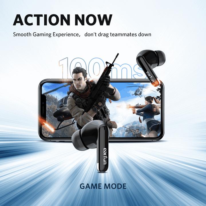 Image du produit EarFun Écouteurs sans fil TWS AirMini2 (noir) (ANC, 24 h, Filaire)
