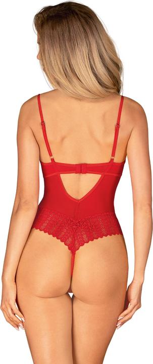 Produktbild Obsessive Ingridia Schrittloser Teddy Rot (M/L)