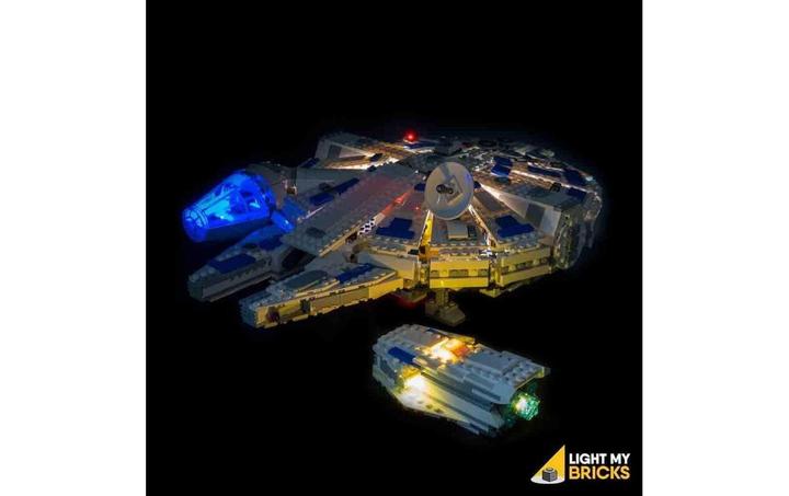 Actual product image Light my bricks LEGO Star Wars Kessel Run Millennium Falcon #75212 Light Kit