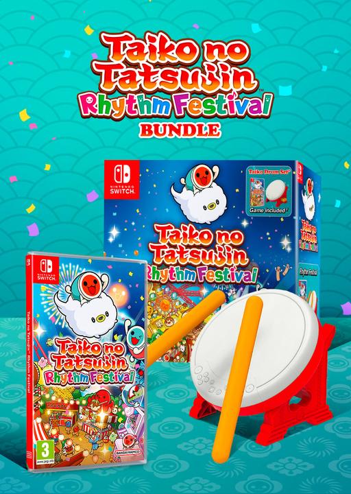 Image du produit Bandai Namco Taiko No Tatsujin : Rhythm Festival (Bundle Witch Tatacon) (Switch, EN)