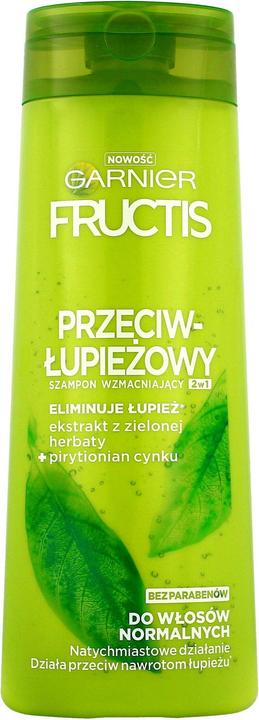 Actual product image Garnier New Fructis Anti-Dandruff Shampoo For Normal Hair 400Ml (400 ml, Liquid shampoo)