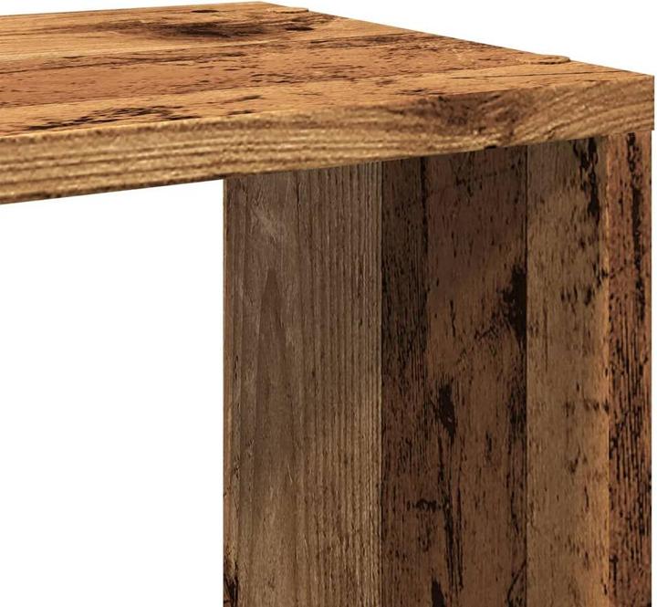 Actual product image VidaXL TV Schrank Lowboard Fernsehschrank Fernsehtisch TV Möbel Altholz-Optik (100 x 24 x 32 cm)