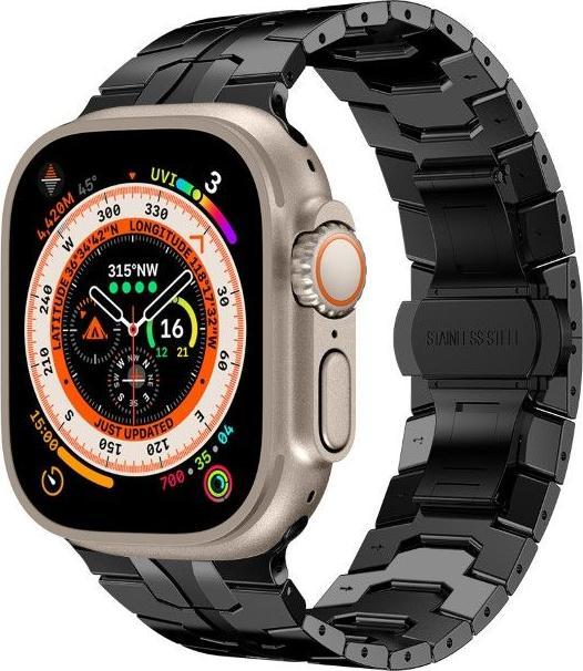 Immagine prodotto MU Style Bracciale di ricambio Iron Man in acciaio inossidabile serie OH (20 mm, Acciaio inossidabile, Larghezza dello spigot 20 mm)