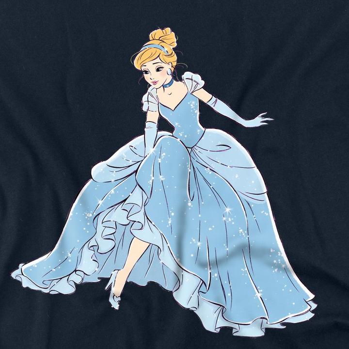 Immagine prodotto Cinderella Sparkling Princess Maglietta Adulto Unisex (M)