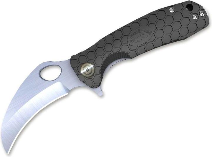Actual product image Honey Badger Claw Small Black Plain (7.10 cm)
