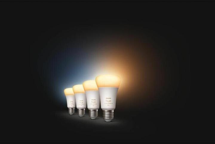 Actual product image Philips Hue White Ambiance (E27, 6 W, 570 lm, 4 x, F)