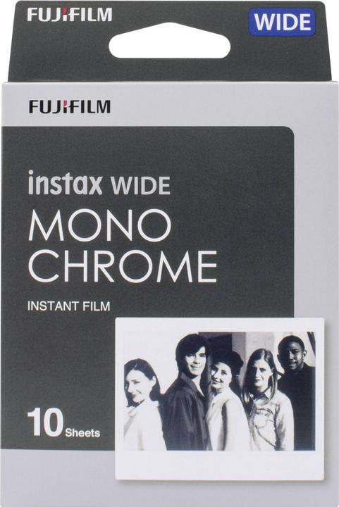 Fujifilm Instax Wide 10 feuilles Monochrome (Instax Wide 300)