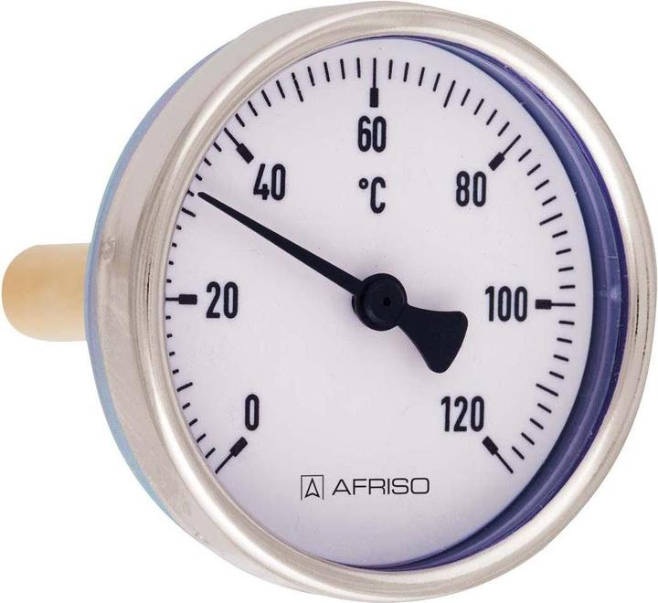 Immagine prodotto Afriso Termometro bimetallico. BiTh 80 ST Ax. 0/120 degC, 40mm, alloggiamento-d= 80mm