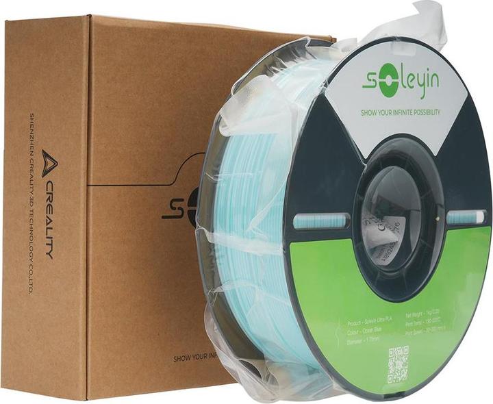 Immagine prodotto Creality Filament Soleyin Ultra-PLA Blau 1.75 mm 1.29 kg (PLA, 1.75 mm, 1290 g, Blu)