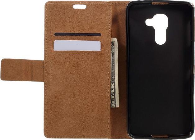 Produktbild MU Style Case aus Leder mit USA Flagge und Katze (Blackberry DTEK60)
