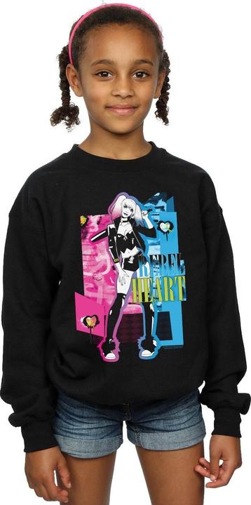 Immagine prodotto Harley Quinn Rebel Heart Felpa Ragazze (152, 158)