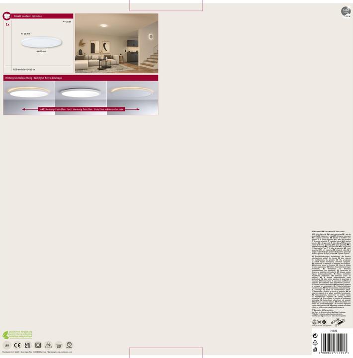 Produktbild Paulmann Panel Atria (3680 lm)
