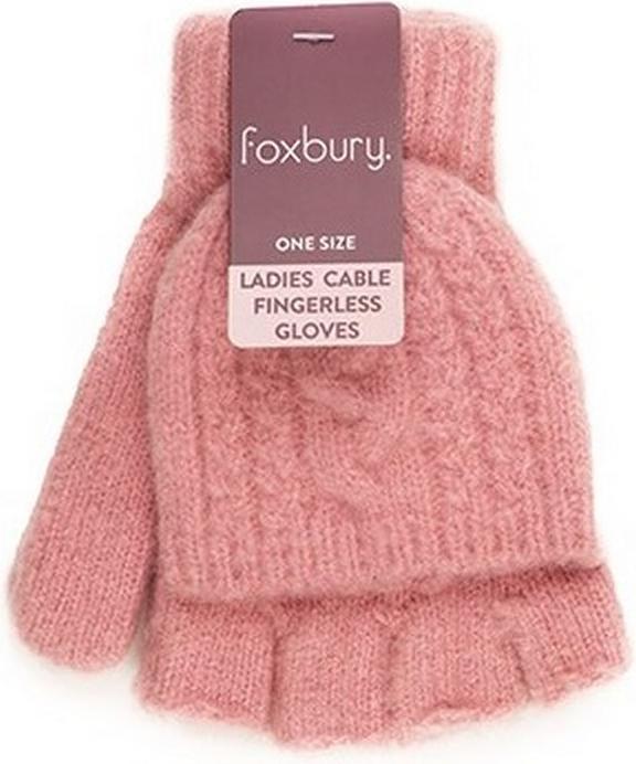 Immagine prodotto Foxbury Kabel Fingerlose Handschuhe (Taglia unica)