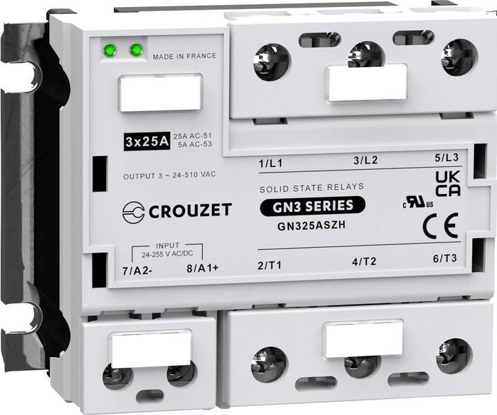 Immagine prodotto Crouzet Relè a stato solido GN325ASZH 25A Tensione di commutazione (max.): 510 V/AC Speciale