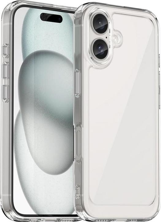 Image du produit Hurtel Outer Space Case avec cadre en gel pour iPhone 16 - Transparent (Apple iPhone 16)