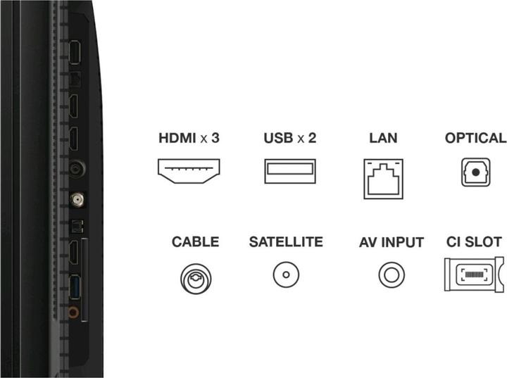 Immagine prodotto TCL 43T7B (43", QLED, 4K, 2024)