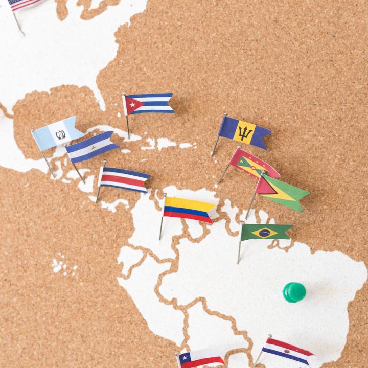 Image du produit Miss wood Drapeaux de pays - Amérique