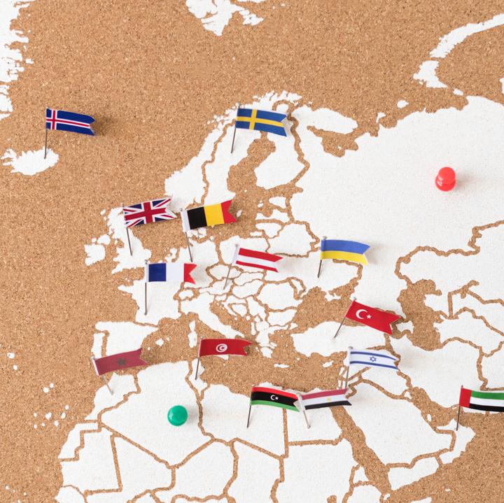 Image du produit Miss wood Länderflaggen Europa