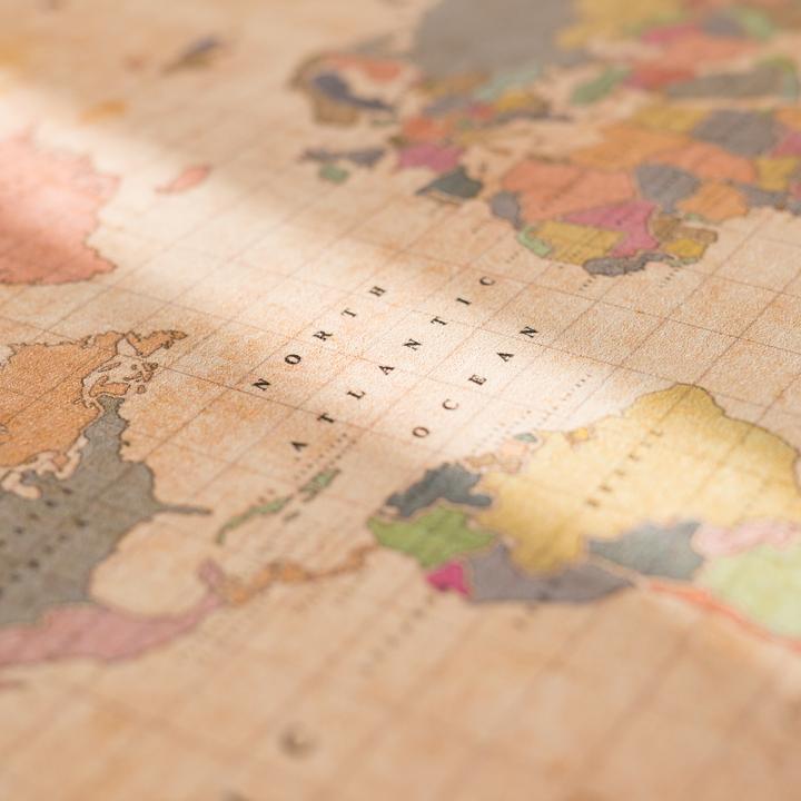 Produktbild Miss wood World Map Old School (Pinnwand, Weltkarte, 60 x 45 cm)