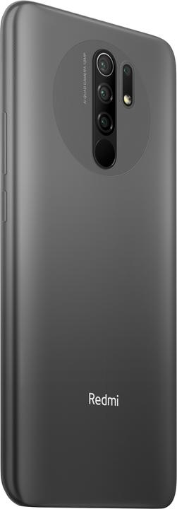 Actual product image Xiaomi Redmi 9 (32 GB, Carbon grey, 6.53", Dual SIM + SD, 13 Mpx, 4G)