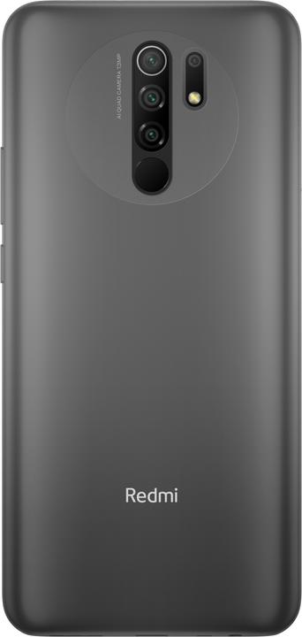 Actual product image Xiaomi Redmi 9 (32 GB, Carbon grey, 6.53", Dual SIM + SD, 13 Mpx, 4G)