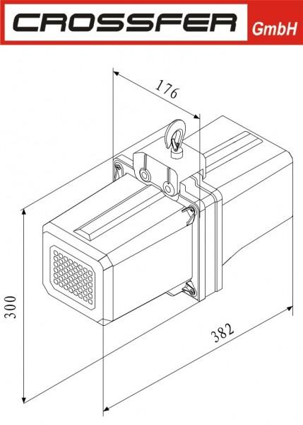 Produktbild Crossfer - Elektro-Kettenzug BDH-500-10M 10 Meter Kette 500 Kg Hebeleistung