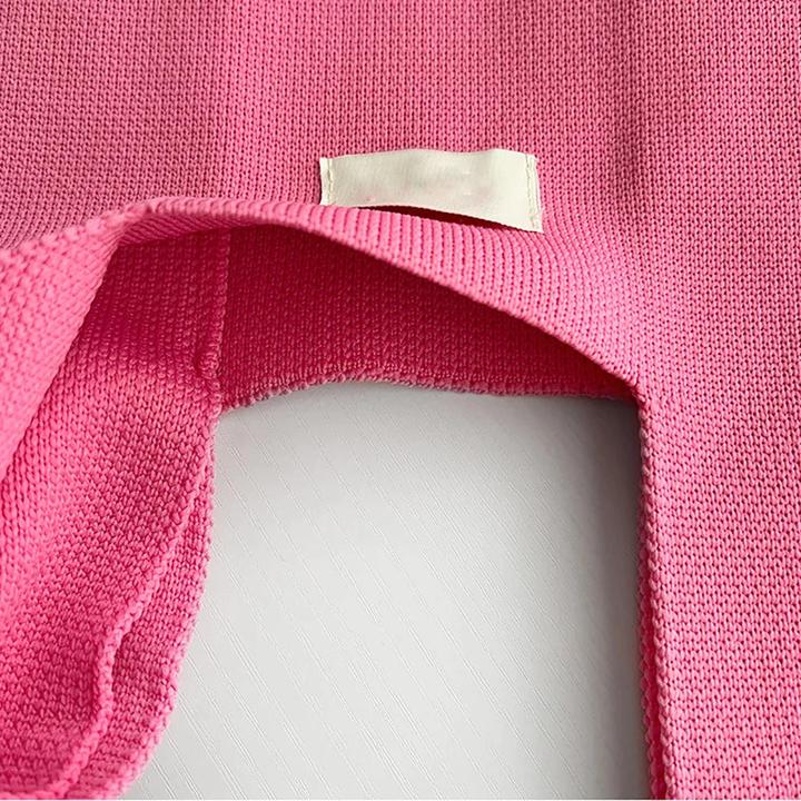 Actual product image Only-Bags.Store Handmade Knitted Handbag Mini Knot Wrist Bag Casual Tote Bag Student