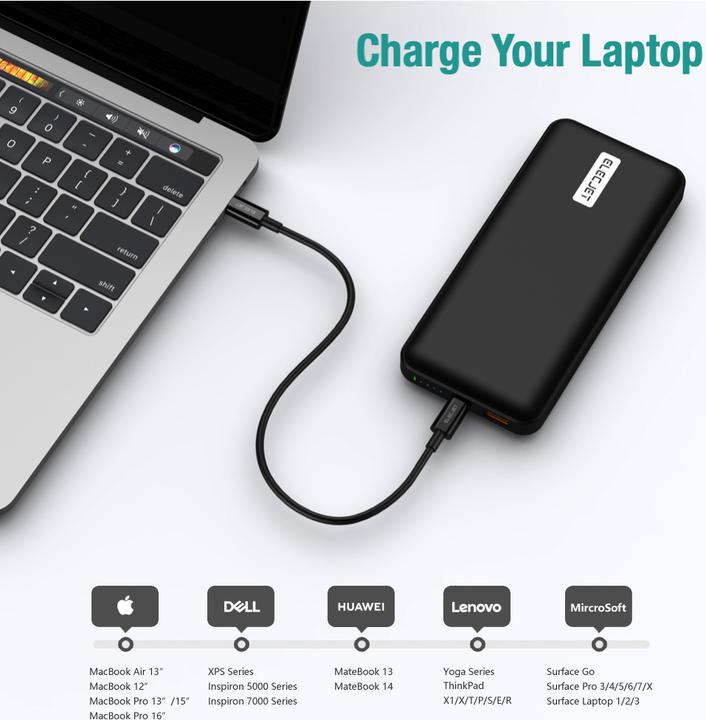 Actual product image Elecjet PowerPie P20 (20000 mAh, 45 W, 74 Wh)