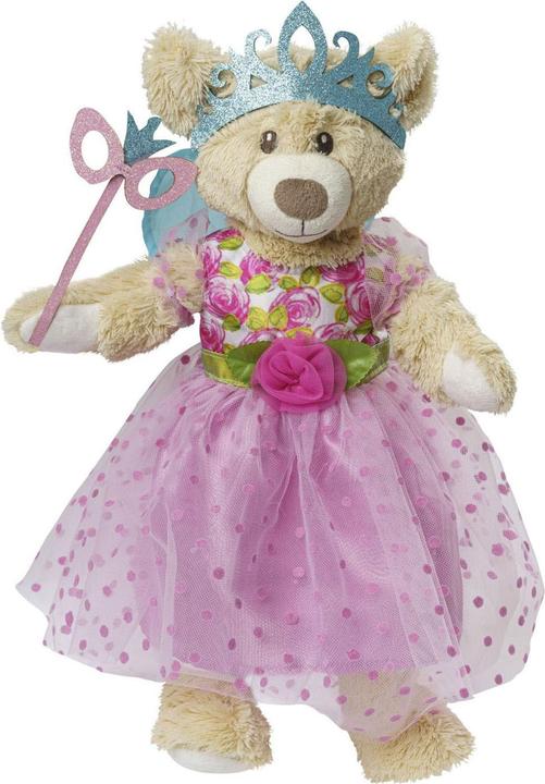 Produktbild Heless Puppenkleid "Prinzessin Lillifee" mit Glitzerkrone und Augenmaske, 3-teilig, Gr. 35-45 cm