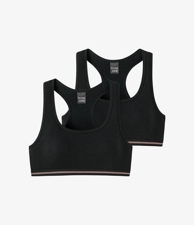 Immagine prodotto Schiesser 2Pack Bustiers per ragazze adolescenti (152, Confezione da 2)