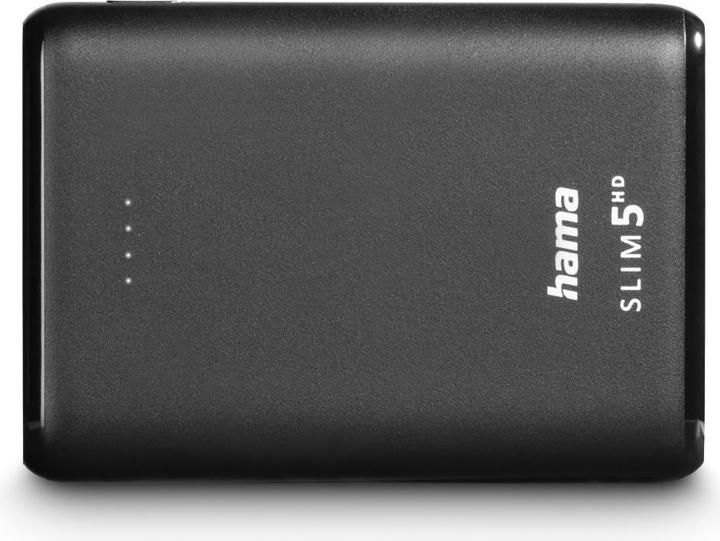 Actual product image Hama Power Pack Slim (5000 mAh, 5 W, 18.50 Wh)
