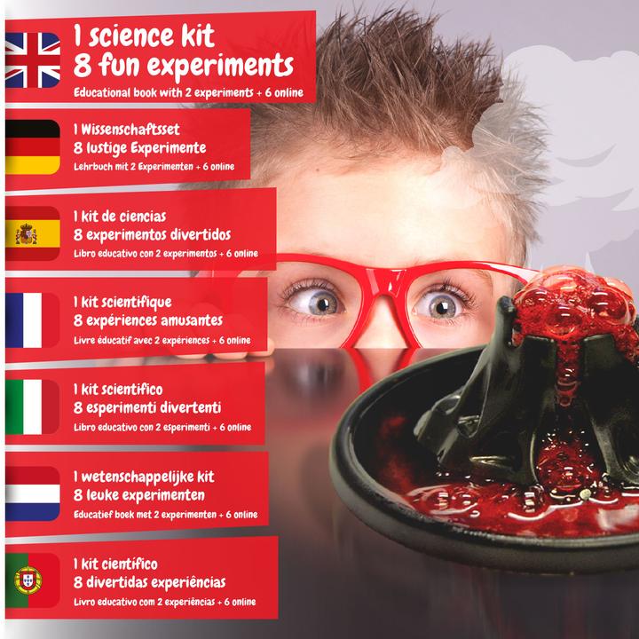 Image du produit Science4you Expérience volcanique pour les enfants à partir de 8 ans - Volcan de table pour les enfants :