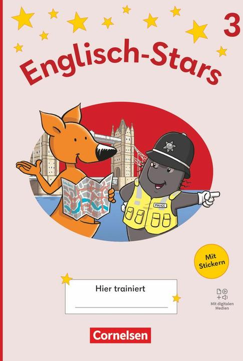 Immagine prodotto Englisch-Stars, Allgemeine Ausgabe 2025, 3. Schuljahr, Übungsheft, Mit Lösungen und digitalen (Tedesco, 2025)